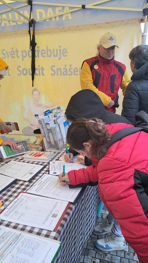 Petiční akce v Praze