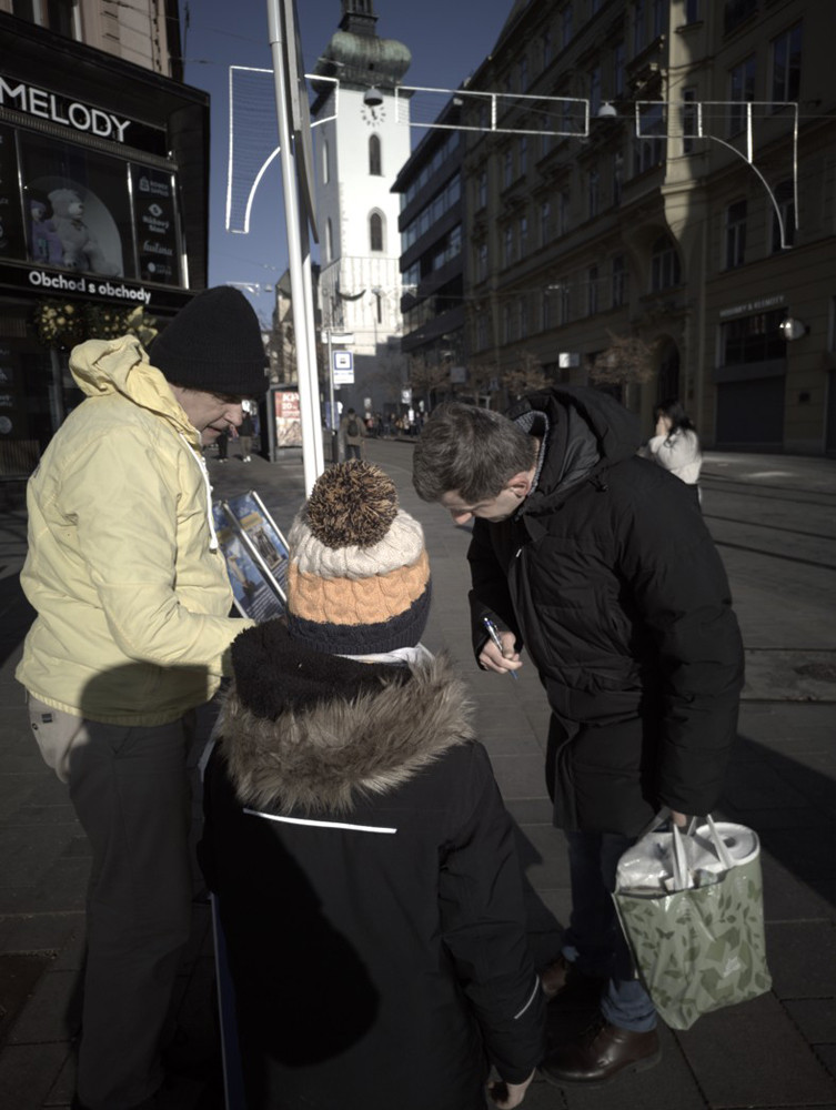 Petiční akce v Brně Petiční akce v Brně