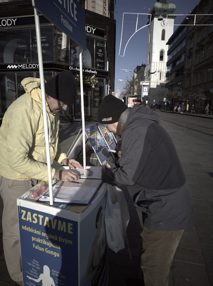 Petiční akce v Brně Petiční akce v Brně