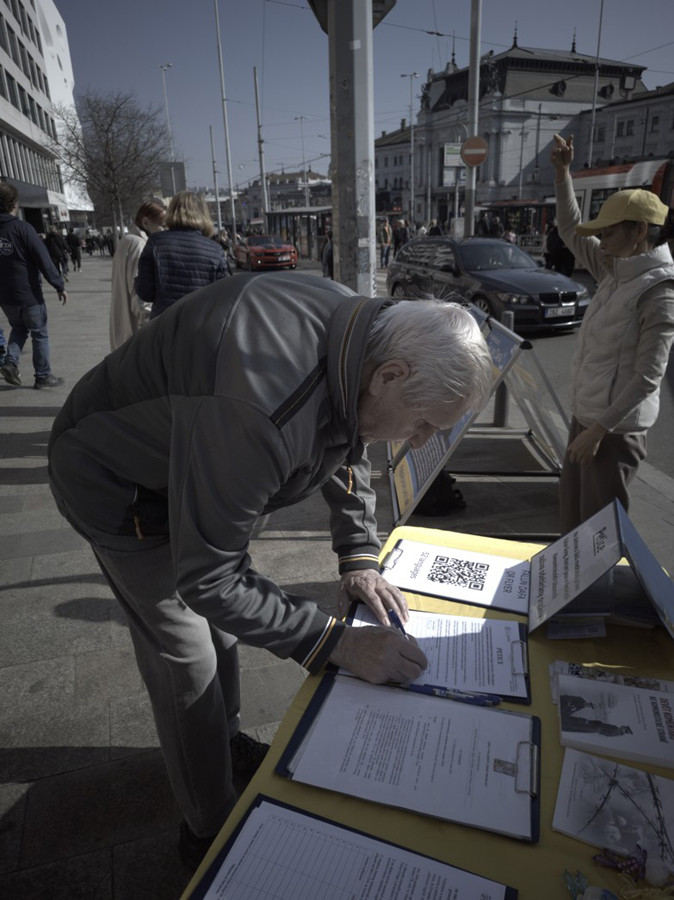 Petiční akce v Brně Petiční akce v Brně